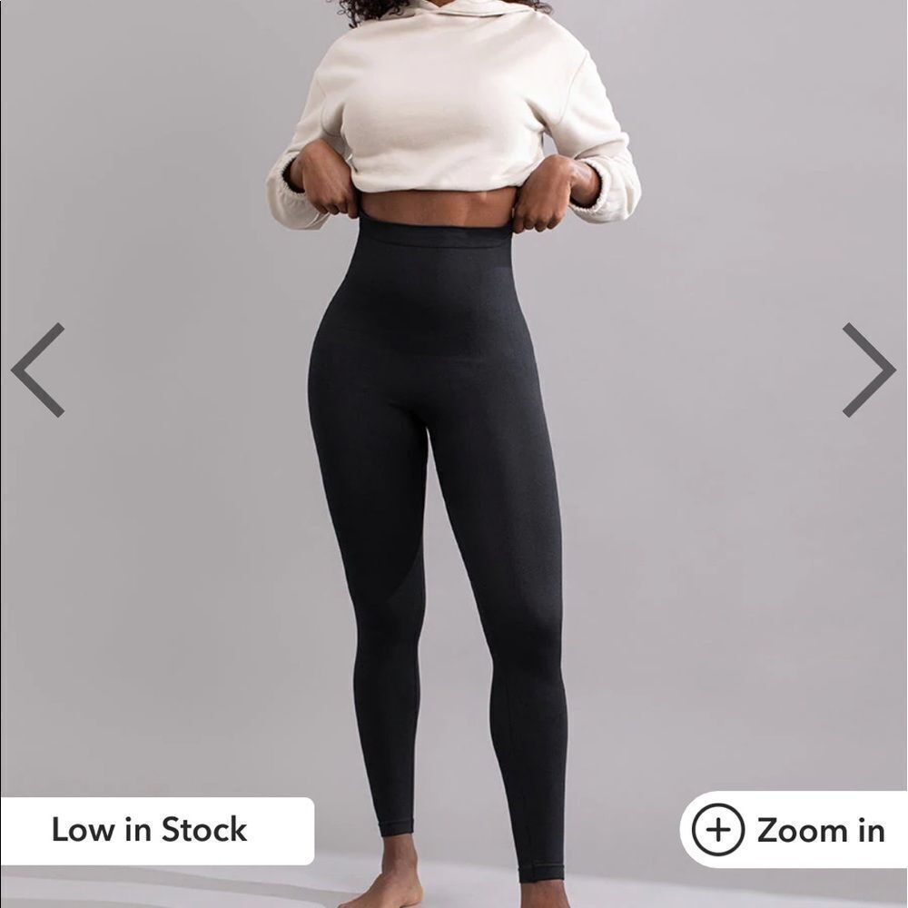 Shapermint Empetua high waisted active shaping leggings‎ blk nwt in packaging